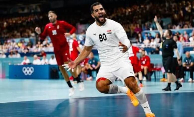 منتخب مصر لكرة اليد أمام المجر