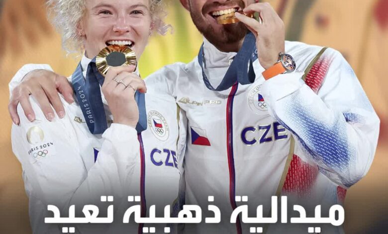 ميدالية ذهبية في أولمبياد باريس تعيد علاقة ثنائي تنس تشيكي  إليكم القصة كاملة  Paris2024 OlympicGames Sportsontiktok