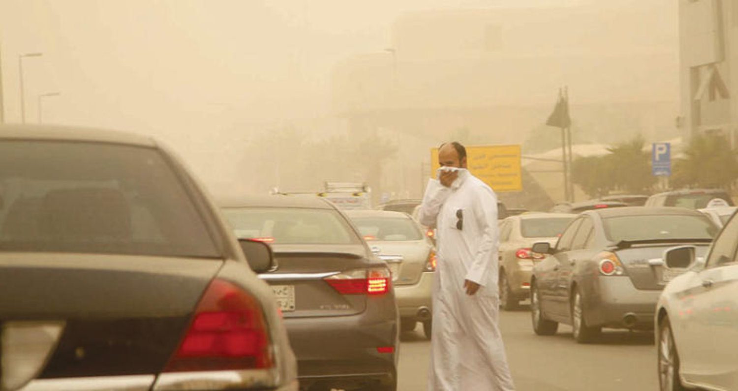 الأرصاد: استمرار نشاط الرياح المثيرة للغبار على بعض المناطق حتى الأربعاء المقبل