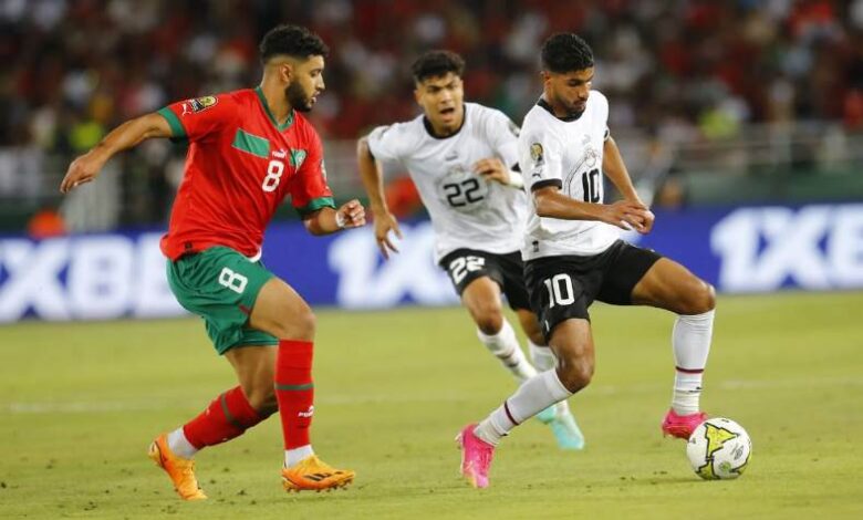 مباراة مصر والمغرب الأولمبي