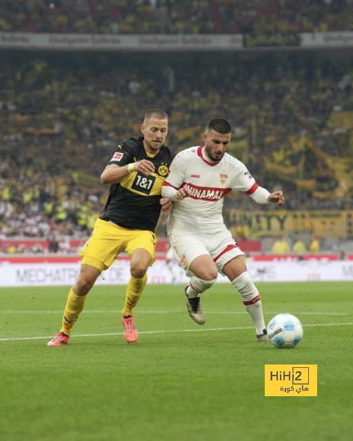 احصائيات مباراة شتوتجارت و بروسيا دورتموند في الدوري الألماني