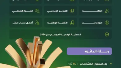 تضم 10 مسارات.. "الإعلام" تُطلق النسخة الخامسة من جائزة التميُّز الإعلامي 2024