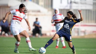 مباراة الأهلي والزمالك للكرة النسائية