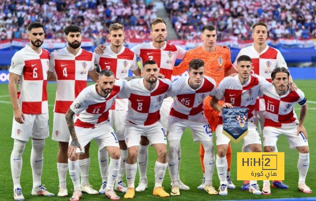 التشكيلة الرسمية لمنتخب كرواتيا لمباراة اسكتلندا