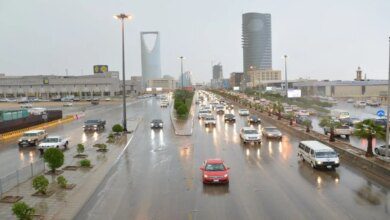 الأمطار القادمة بالسعودية