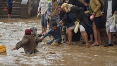 الأمم المتحدة: تضرر نحو 700 ألف شخص جراء الفيضانات في اليمن