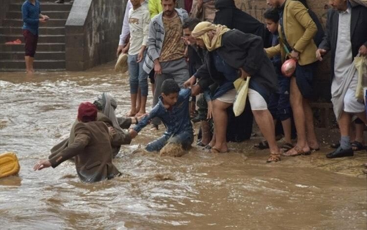 الأمم المتحدة: تضرر نحو 700 ألف شخص جراء الفيضانات في اليمن